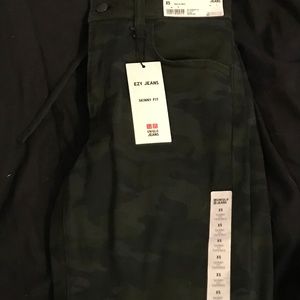 Olive Camouflage Ezy Jeans